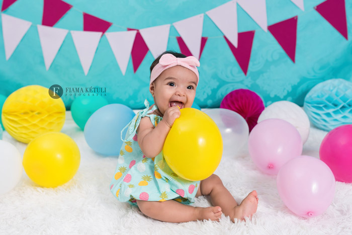 Fotos mensais de bebê em Brasília