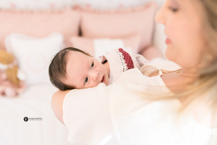 Ensaio lifestyle de bebê 1 mês Brasília