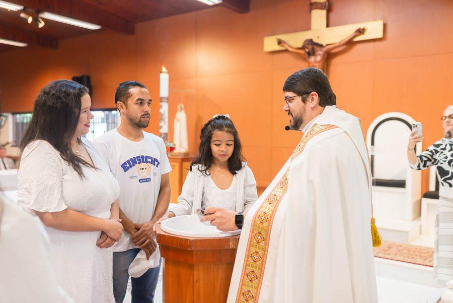 Fotografia de Batizado na Paróquia São Pio de Pietrelcina – Sudoeste, DF