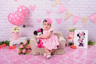 Ensaio Minnie bebê 6 meses