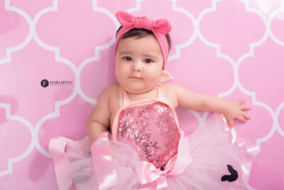 Ensaio Minnie Bebê 6 meses